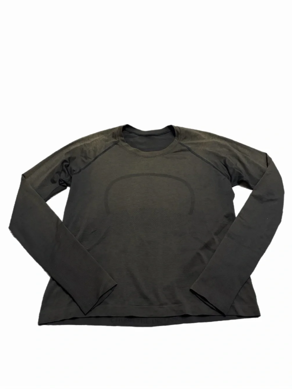 Lululemon Swiftly Tech Long Sleeve Shirt 2.0 *Race (Distorted Black/Artifact) 12